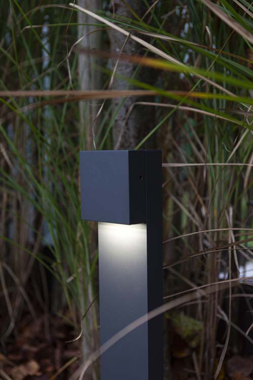 Eclairage extérieur lanterne LED gris foncé 4000K 800LM 9.2W