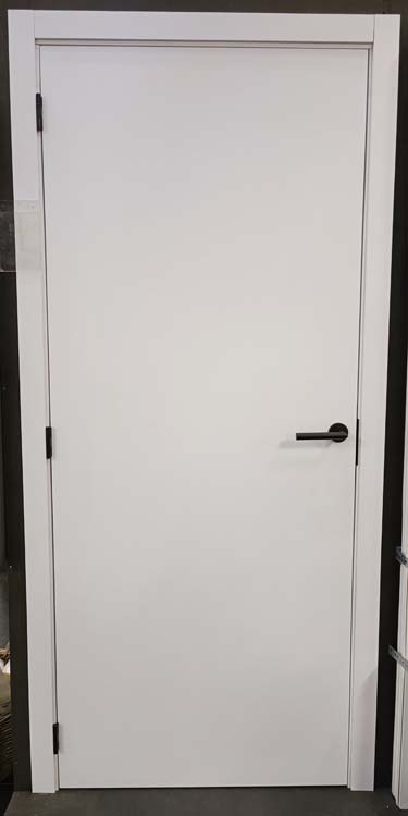 Complete deur honing senza wit 83x201,5cm+deurkast 16,5cm