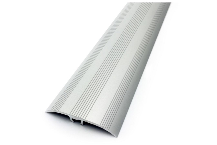 Seuil de porte Harmony strié aluminium naturel 41x930mm