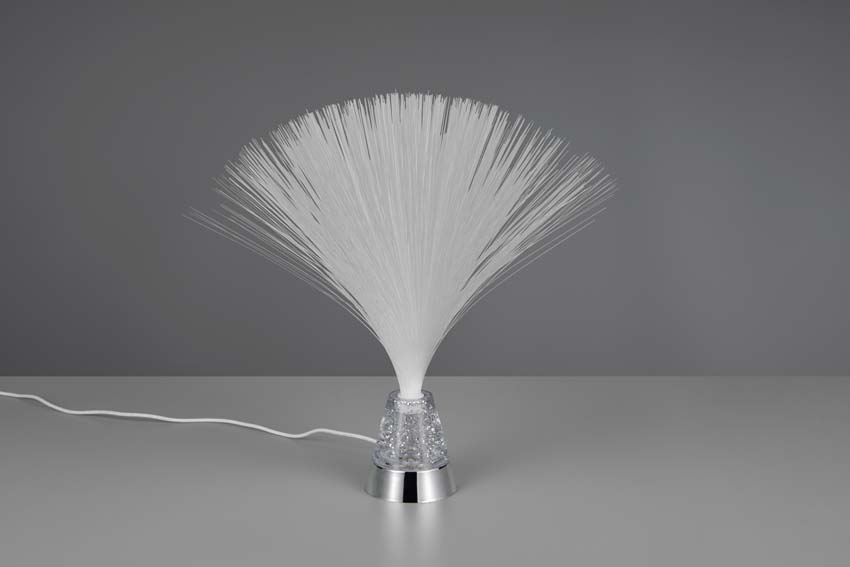 Lampe de table - Chrome - Ø12cm - LED - 1x0,8W - RVB