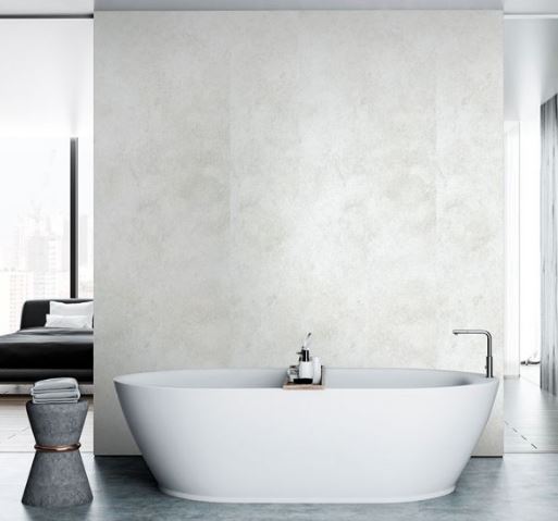 Panneau mural Dumawall XL PVC 90x260cm 5mm - Cloudy white