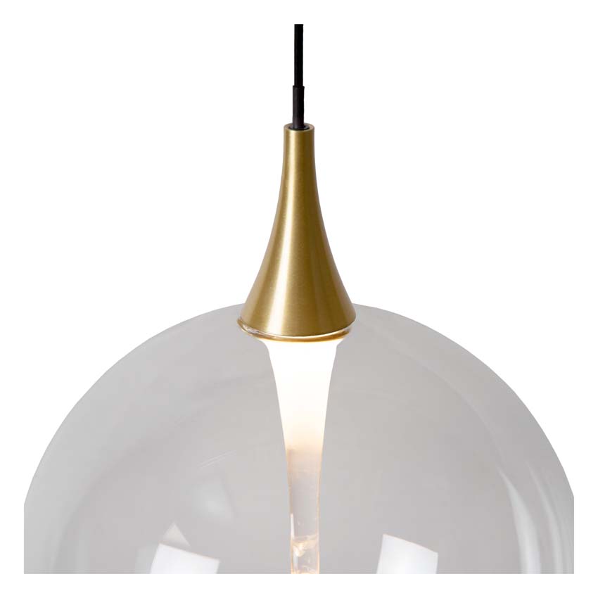 Lucide Premium Gisela - Hanglamp - Ø 140 cm - LED Dimb. - 8x3,9W 2700K - Transparant Lucide Premium Gisela - Hanglamp - Ø 140 cm - LED Dimb. - 8x3,9W 2700K - Transparant