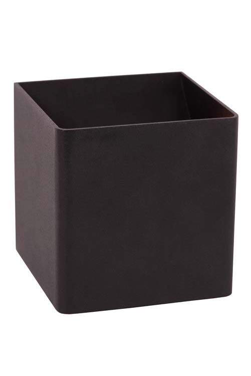 Wandlamp binnen/buiten - zwart - dimbaar - LED 1x6W - 2700K - IP54 - beweging- & dag/nacht sensor - oplaadbaar