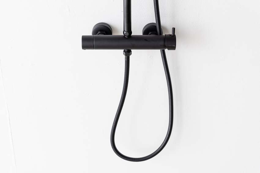Set de douche Steve mitigeur noir
