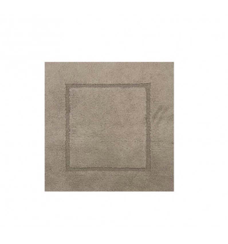 Tapis de bain Cosibel en coton beige 60x60cm