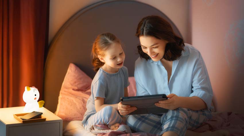 Tafellamp Eenhoorn - Wit - 10,5x8x14cm - Dimbaar - LED - 1x0,6W