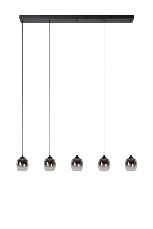 Suspension - noir - dimmable - LED 5x5,7W - 3000K