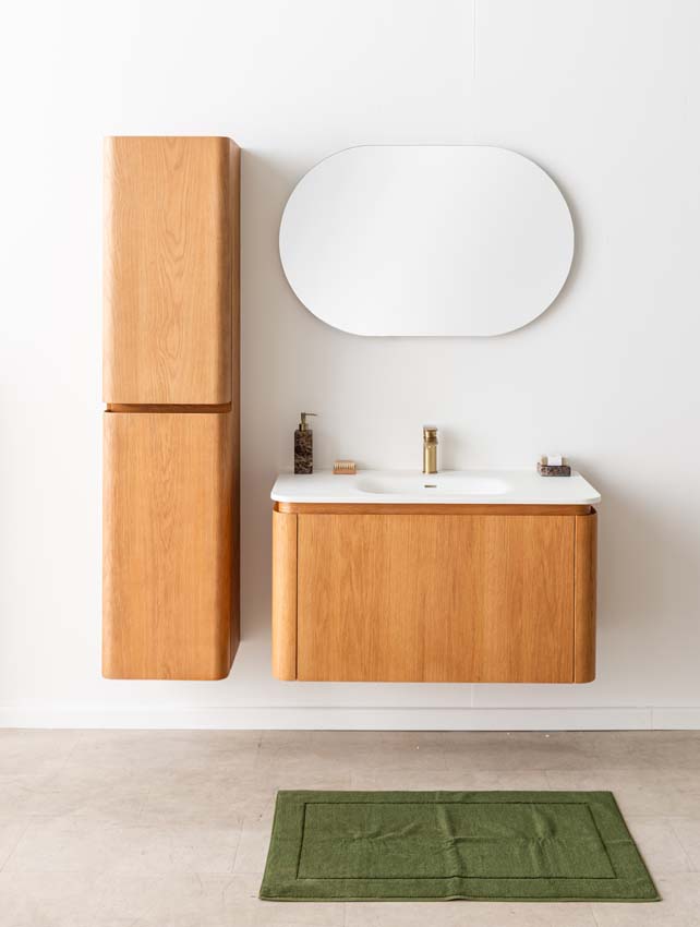 Miroir Floris ovale LED + anti-buée 100x65cm Miroir Floris ovale LED + anti-buée 100x65cm