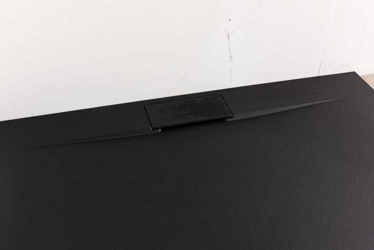 Douchebak Myo SMC mat zwart leisteenlook 140x90cm