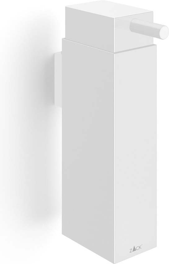 Zeepdispenser Zack Linea RVS wit 190ml hangend