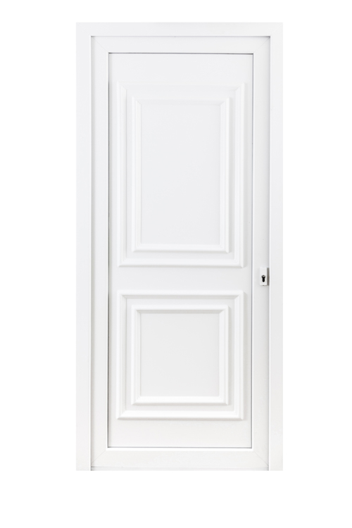 Porte extérieure Classica PVC blanc 980x2180mm ouvrant à droite Porte extérieure Classica PVC blanc 980x2180mm ouvrant à droite