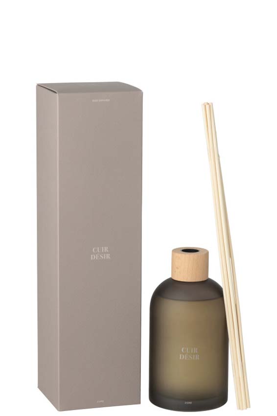 Bâtonnets parfumés Accords Essentiels Cuir Desir 550ml