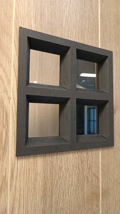 Complete deur tube BR 730mm realw oak planken 4500 mat glas 201.5cm