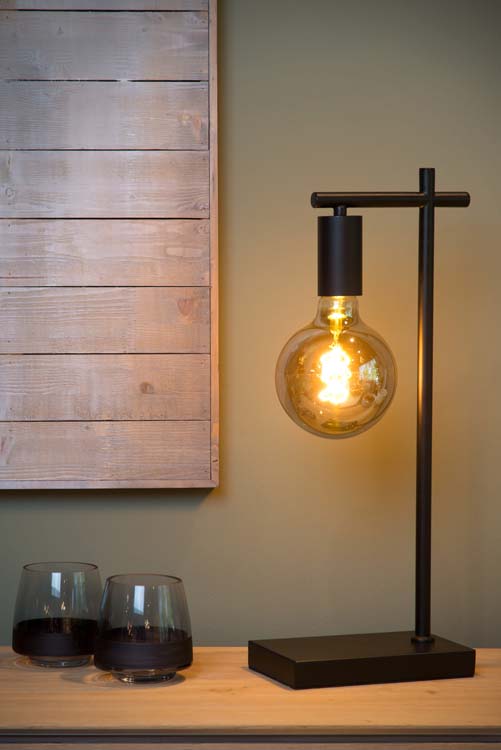 Tafellamp - zwart - E27 - 40W