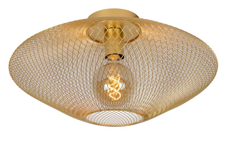 Plafondlamp - goud/messing - Ø45cm - E27 - 40W