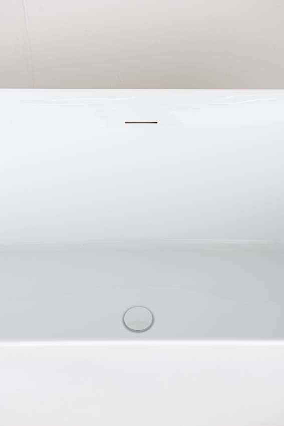 Vrijstaand bad Cal glanzend wit 170x75cm