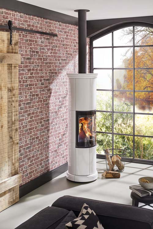 Vinyl op vliesbehang baksteen rood 0,53x10m