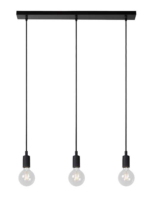 Lucide FIX MULTIPLE - Suspension - E27 - Noir