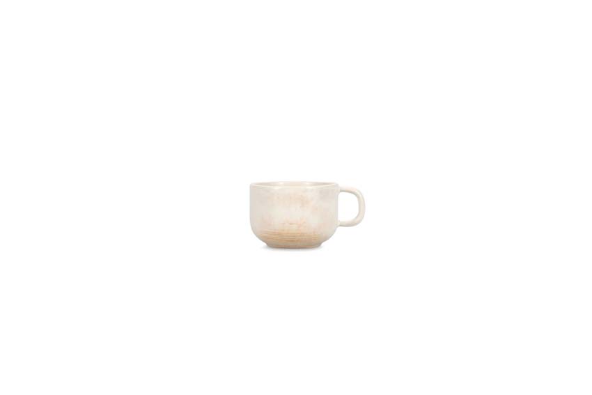 Tasse Sunrise Aquarel en faïence beige 22cl