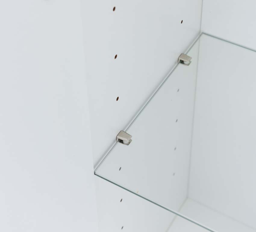 Kolomkast Tibo/Tony glanzend wit hangend 170x40x35cm