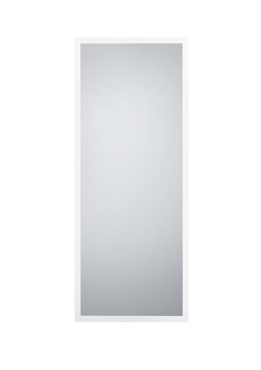Miroir rectangulaire blanc 66x166cm
