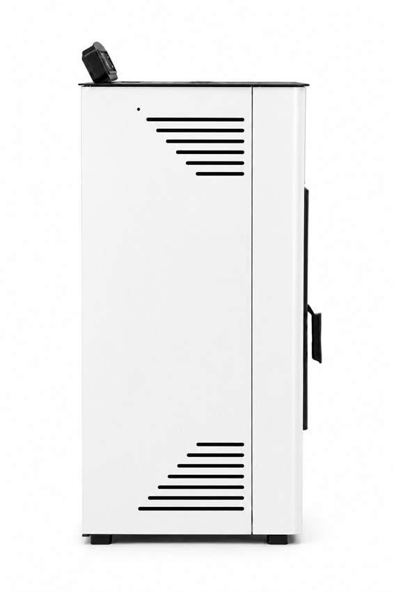 Pelletkachel Digi - 10kW - 185m³ - wit - 50,7x44x94,5cm
