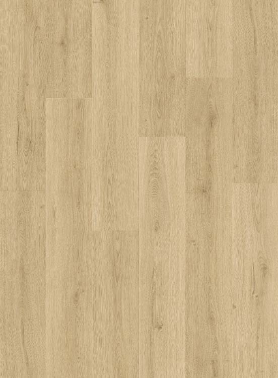 Sol vinyle Quick-Step Bloom lame 6mm beige 149,4x20,9cm avec sous-couche
