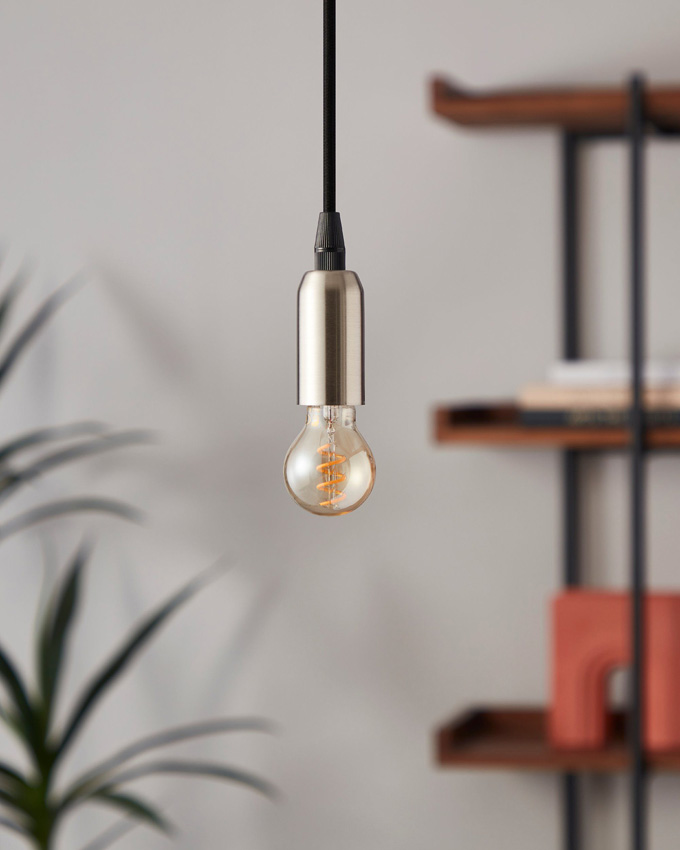 LED lamp - E14 - amber - Ø4,5cm - dimbaar - 1x4W - 145lm - 2000K - 1 stuk