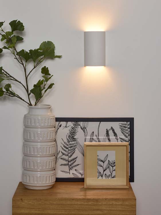 Lucide GIPSY - Wandlamp - G9 - Rond - Wit