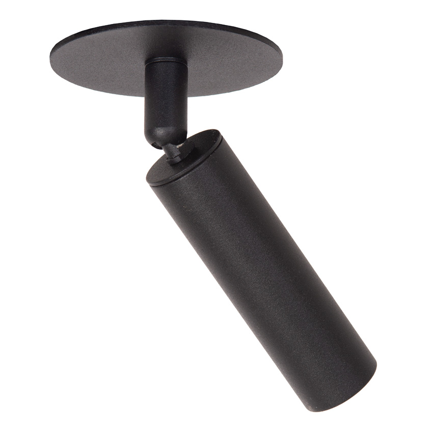 Lucide Essential Keoni - Plafondspot - Ø8cm - LED - 1xG9 - Zwart