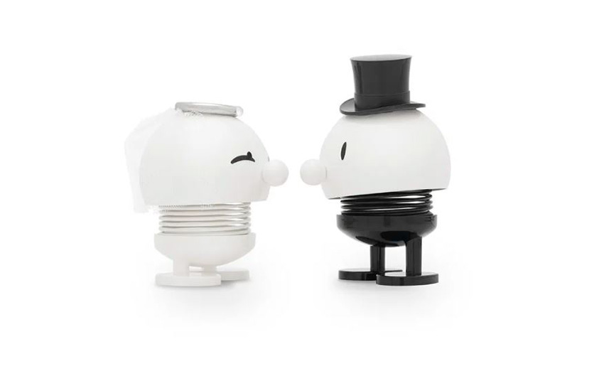 Hoptimist Bride & Groom blanc M