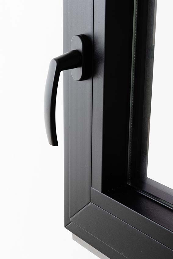1-VAN Châssis oscillo-battant pvc Elegant noir/noir B700xH800 mm D 1-VAN Châssis oscillo-battant pvc Elegant noir/noir B700xH800 mm D