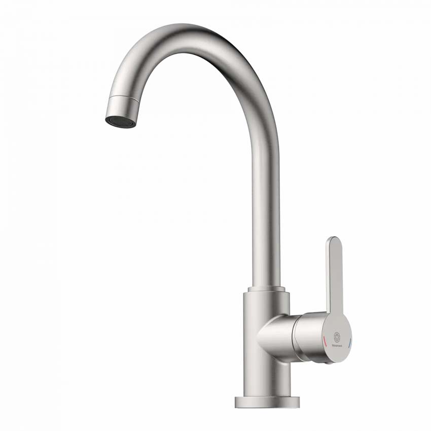 Robinet de cuisine Wasserwerk WK 5 aspect inox