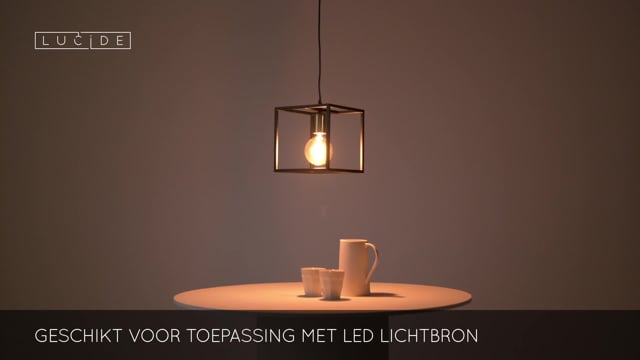 RUBEN - Suspension - 1xE27 - Noir