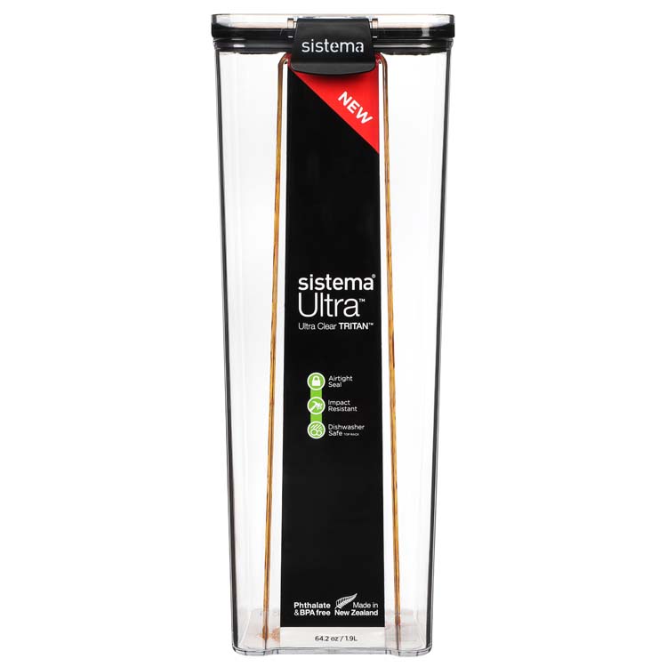 Voorraaddoos Sistema ultra zwart 1.9l