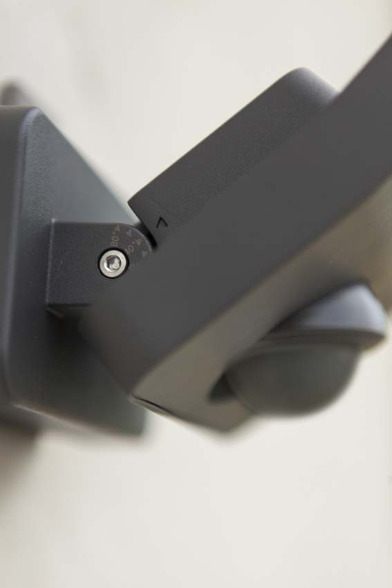 Projecteur LED extérieur Nia - blanc - 14W - 3000K - IP54 - avec détecteur de mouvement