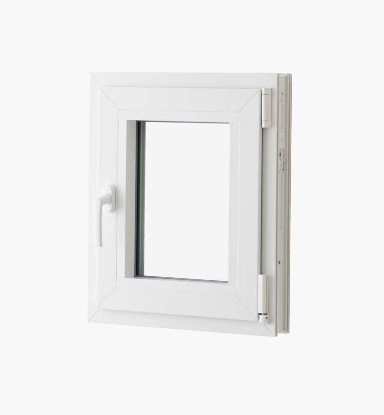 1-VAN Châssis oscillo-battant pvc Elegant Inf. blanc/bl B500xH600 mm D