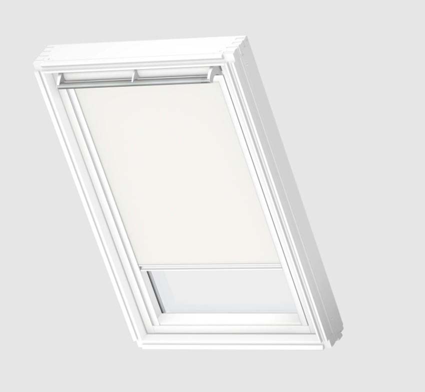 Store enrouleur Velux occultant à commande manuelle blanc SK08 1025SWL