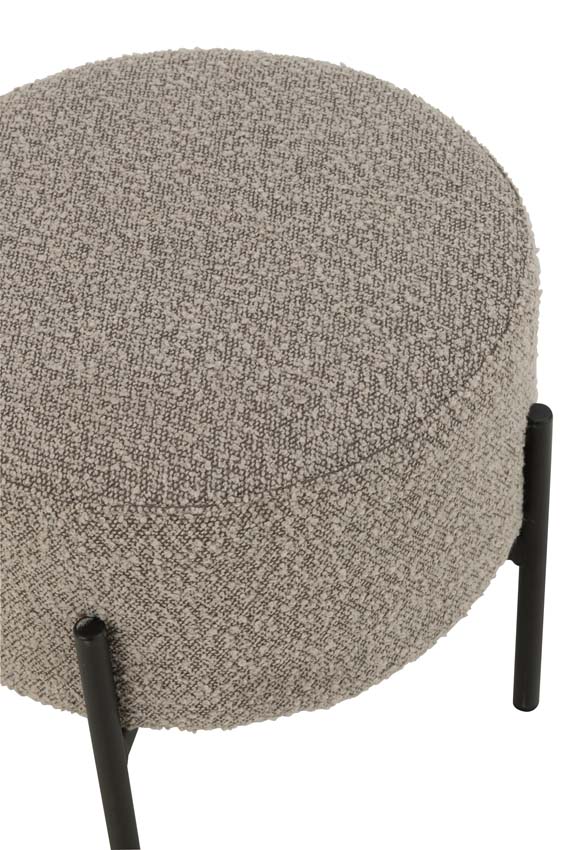 Tabouret Boucle gris