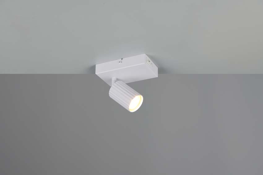 Wandlamp - Wit - 9x15x14cm - Dimbaar - GU10 - 1x10W