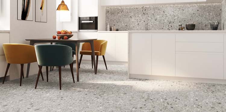 Tegel Novo ceppo di gre lichgrijs rt 60 x 120 cm