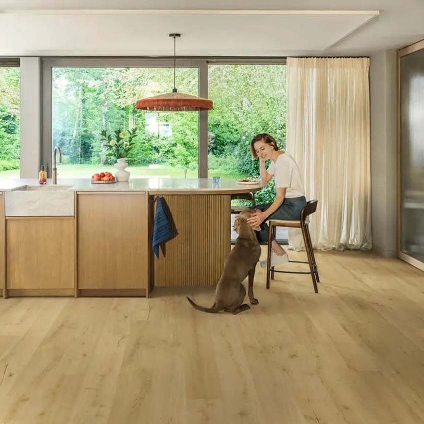 Laminaat Quick-Step Impressive Ultra 12mm amandelbruine eik 138x19cm