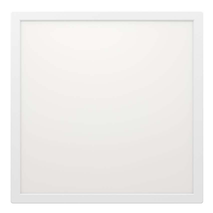 Plafonnier - Blanc - 39x39cm - Dimmable - LED - 1x14W - 2700-6500K - télécommande