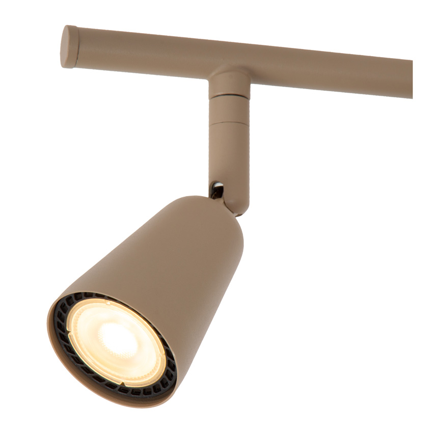 Opbouwspot - Taupe - 76x17,5x14cm - 4xGU10
