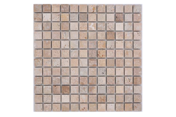 Mosaïque Travertin Light Small mat 30,5x30,5cm