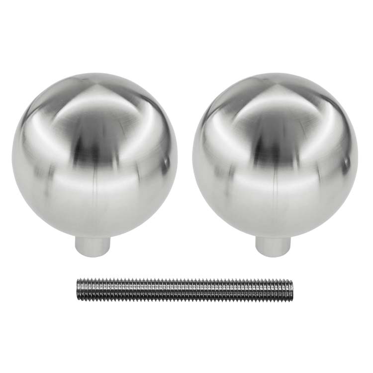 Top pro b 80 massif inox plus paire épaisseur porte>3cm