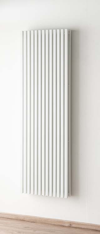 Designradiator Devon dubbel 180x58,5cm mat wit 2678Watt