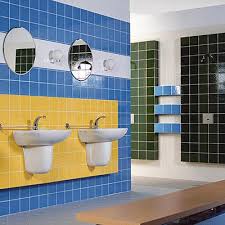 Carrelage mural Uni mat bleu 20x20cm