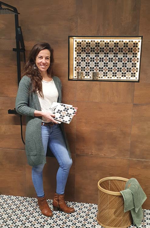 Vloer- en wandtegel Fiore patroontegel multicolor 20x20cm