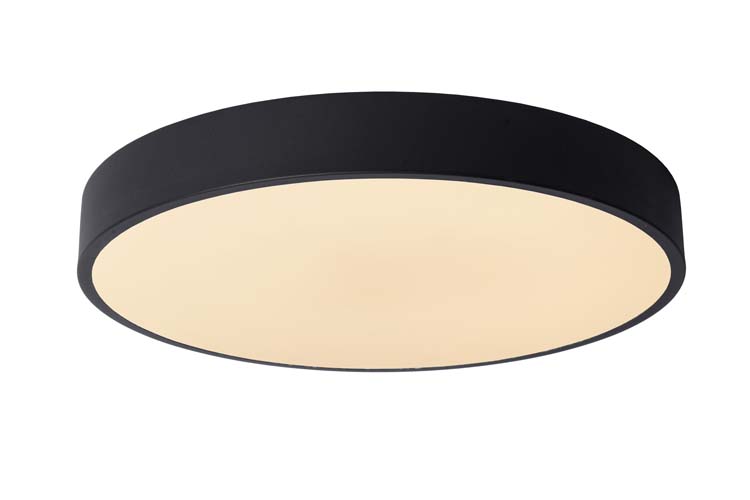 Plafonnière - Ø 39,5 cm - LED Dimb. - 1x24W 2700K - 3 StepDim - Zwart